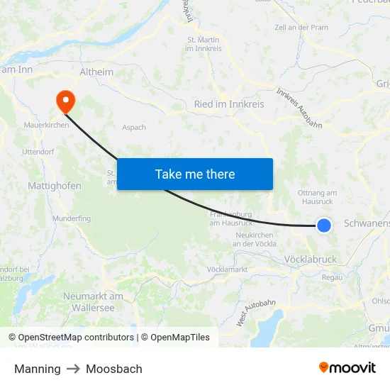 Manning to Moosbach map