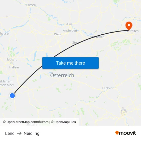 Lend to Neidling map