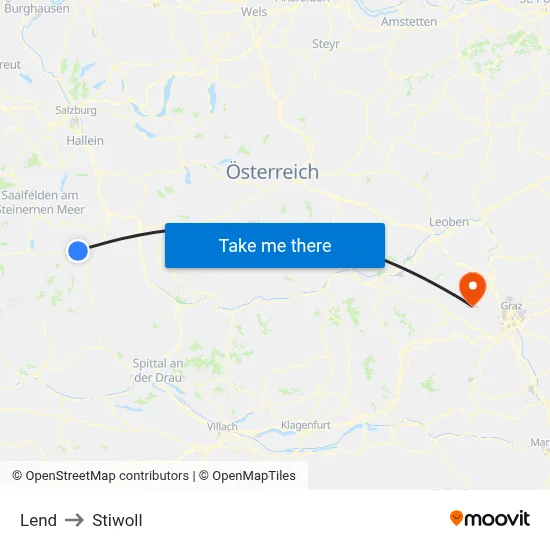 Lend to Stiwoll map