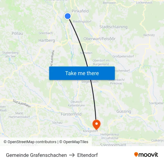 Gemeinde Grafenschachen to Eltendorf map