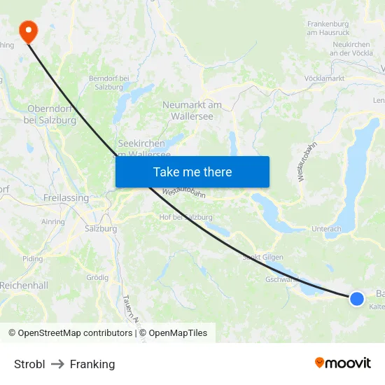 Strobl to Franking map