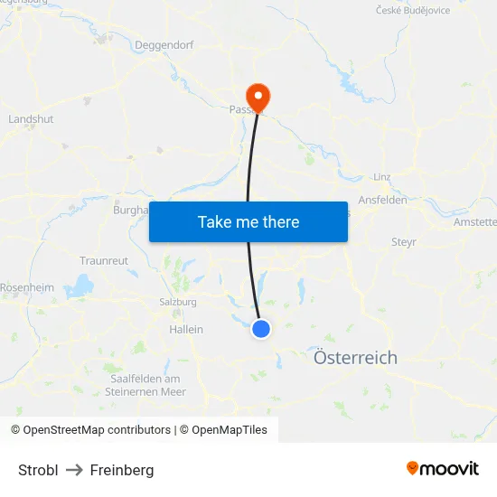 Strobl to Freinberg map