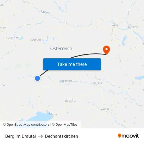 Berg Im Drautal to Dechantskirchen map