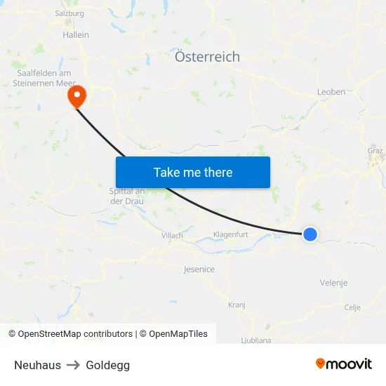 Neuhaus to Goldegg map