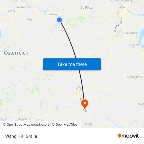 Wang to Gralla map