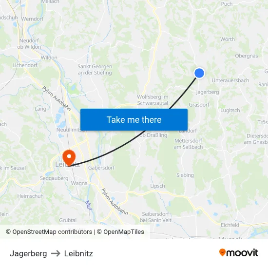 Jagerberg to Leibnitz map