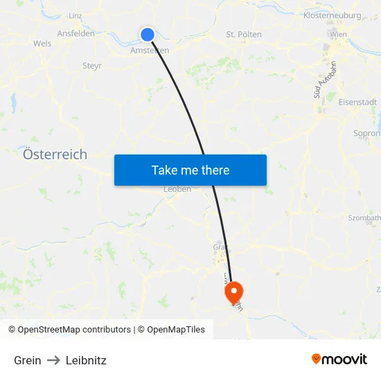 Grein to Leibnitz map