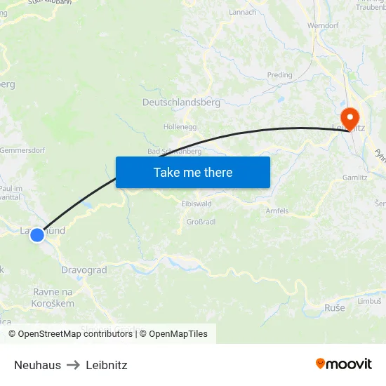 Neuhaus to Leibnitz map