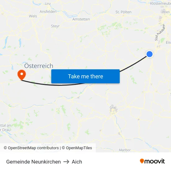 Gemeinde Neunkirchen to Aich map