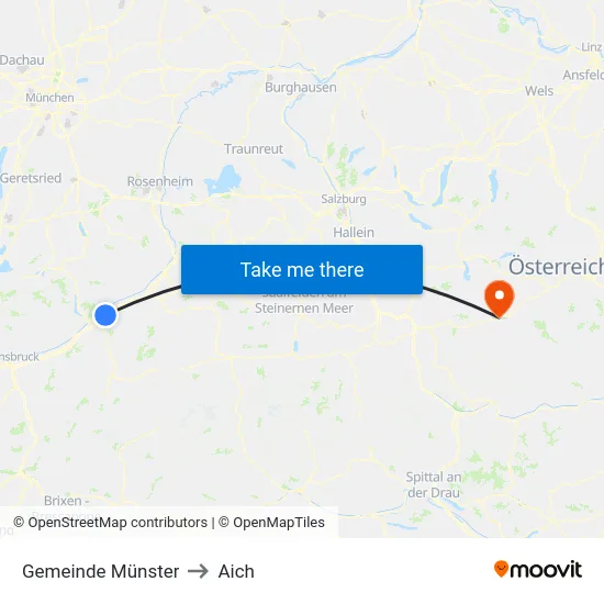Gemeinde Münster to Aich map