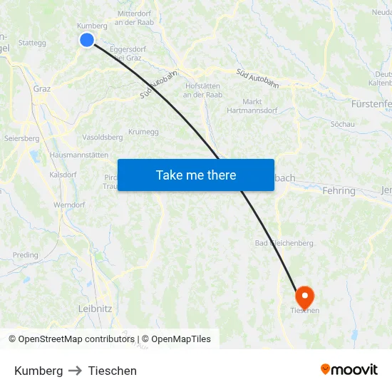 Kumberg to Tieschen map