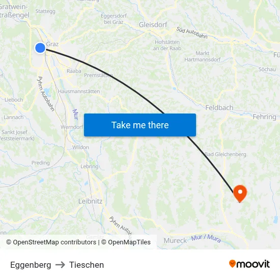 Eggenberg to Tieschen map