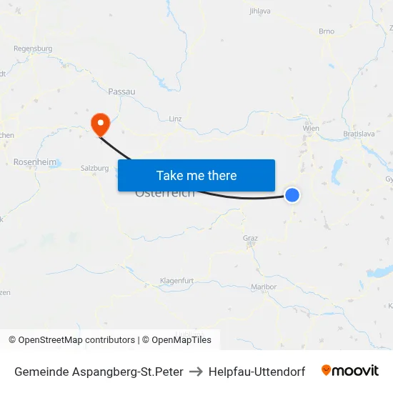 Gemeinde Aspangberg-St.Peter to Helpfau-Uttendorf map