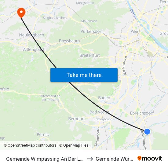 Gemeinde Wimpassing An Der Leitha to Gemeinde Würmla map