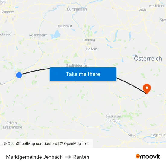 Marktgemeinde Jenbach to Ranten map