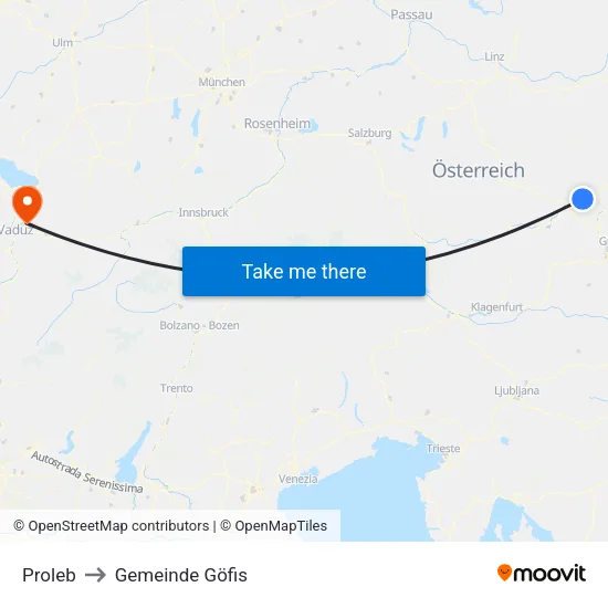 Proleb to Gemeinde Göfis map