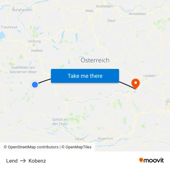 Lend to Kobenz map
