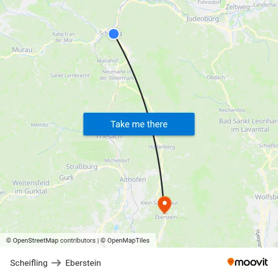 Scheifling to Eberstein map