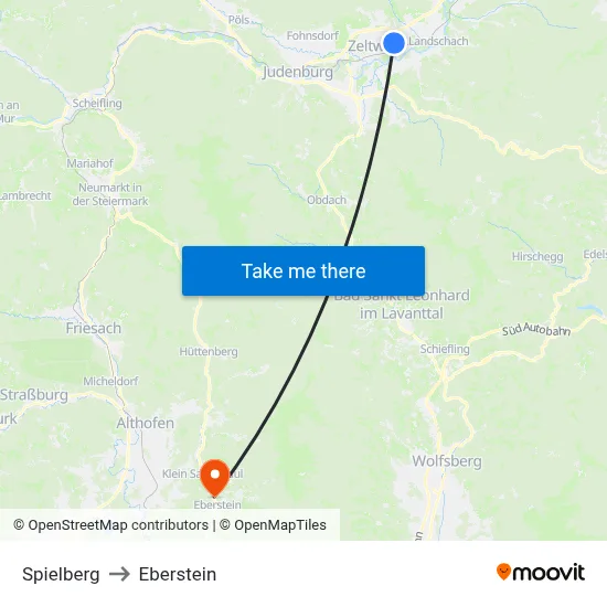 Spielberg to Eberstein map