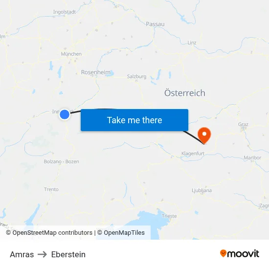 Amras to Eberstein map