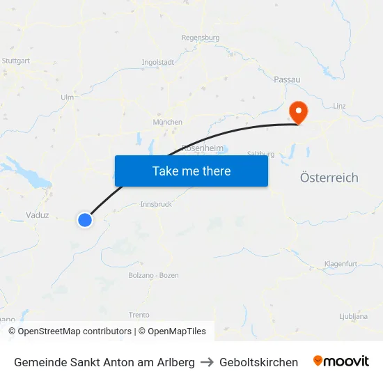 Gemeinde Sankt Anton am Arlberg to Geboltskirchen map
