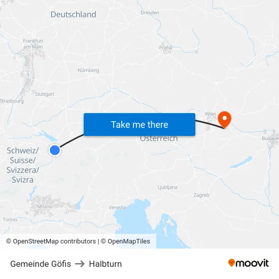 Gemeinde Göfis to Halbturn map