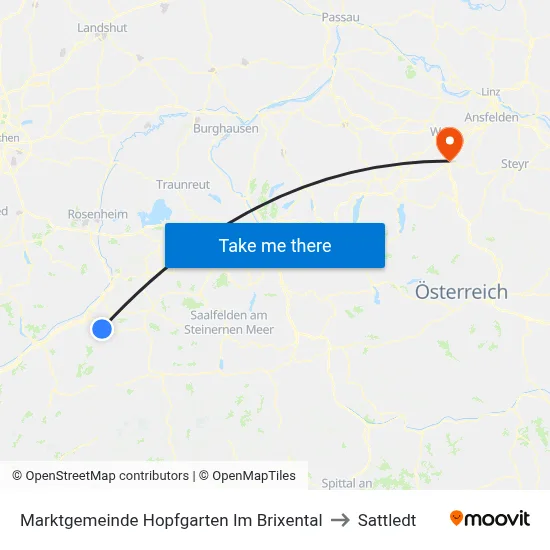 Marktgemeinde Hopfgarten Im Brixental to Sattledt map