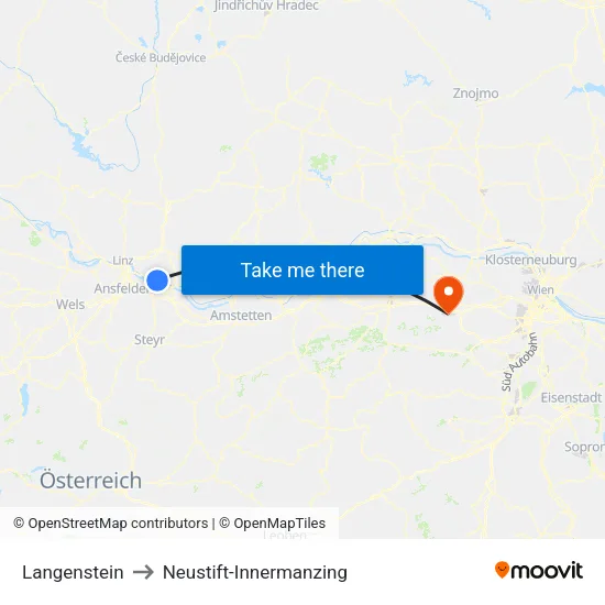 Langenstein to Neustift-Innermanzing map