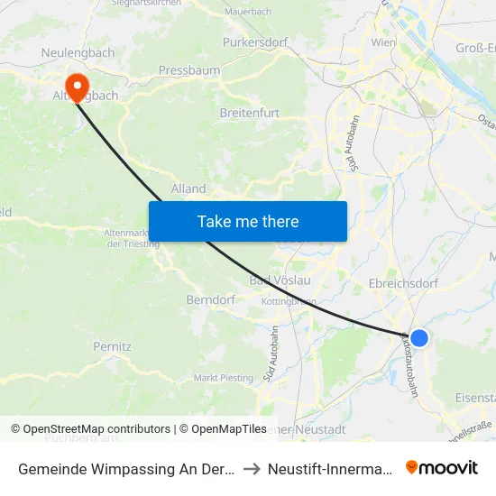 Gemeinde Wimpassing An Der Leitha to Neustift-Innermanzing map