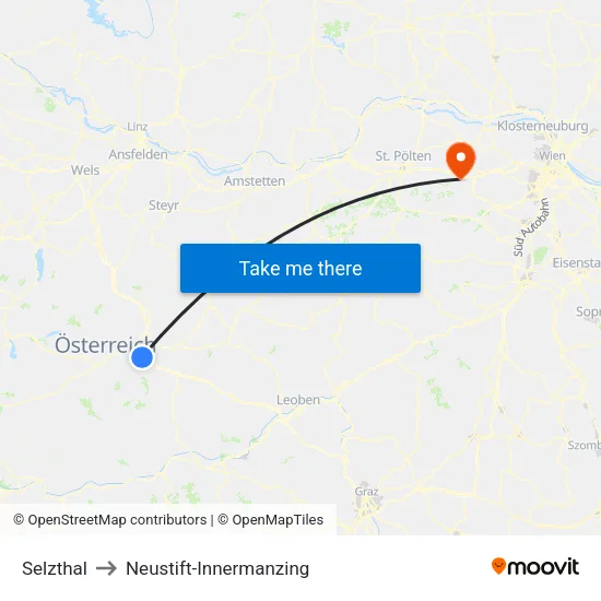 Selzthal to Neustift-Innermanzing map