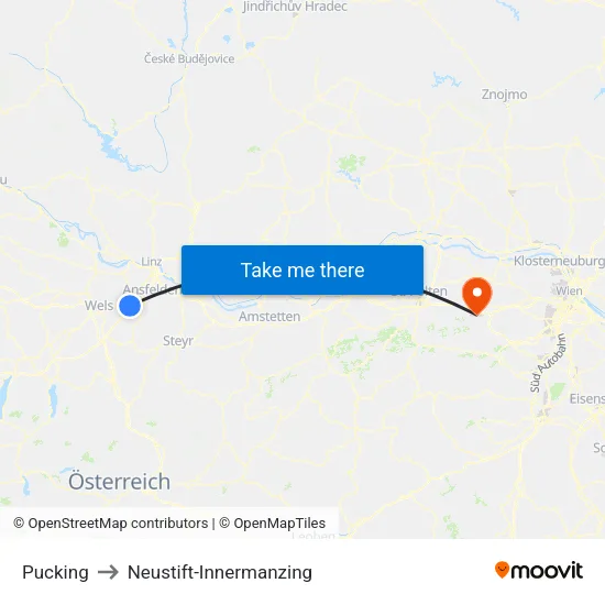 Pucking to Neustift-Innermanzing map