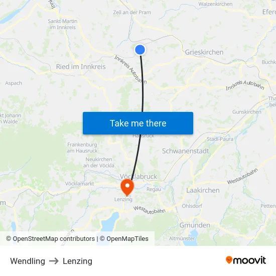 Wendling to Lenzing map