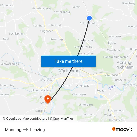 Manning to Lenzing map
