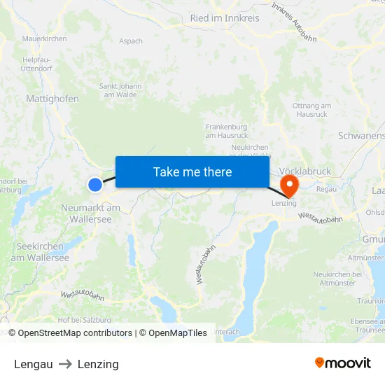 Lengau to Lenzing map