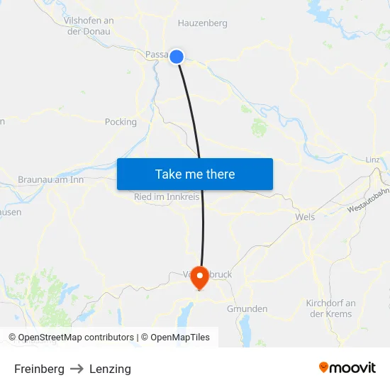 Freinberg to Lenzing map