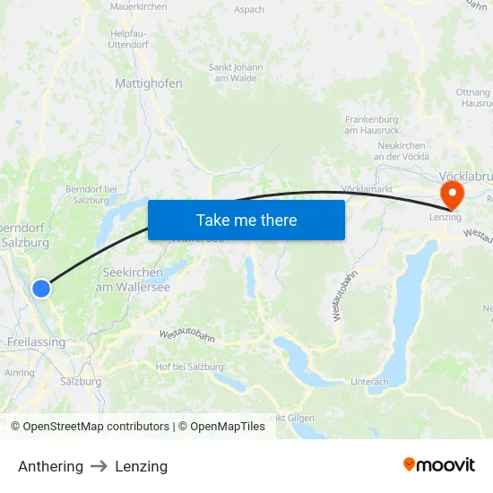 Anthering to Lenzing map