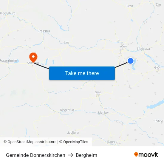 Gemeinde Donnerskirchen to Bergheim map
