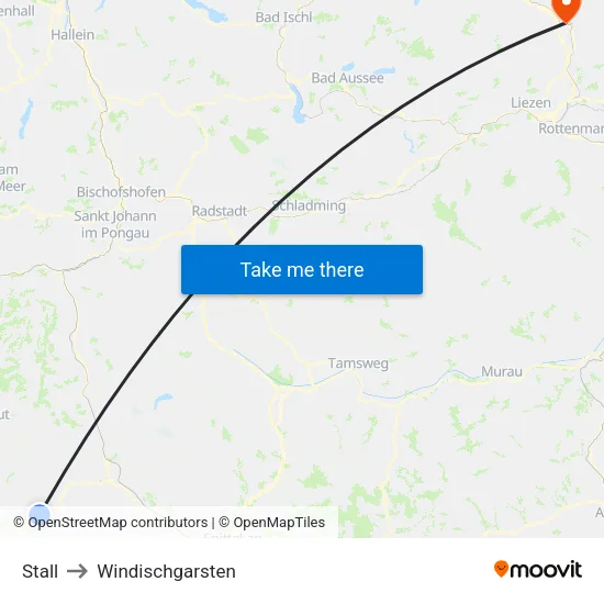 Stall to Windischgarsten map