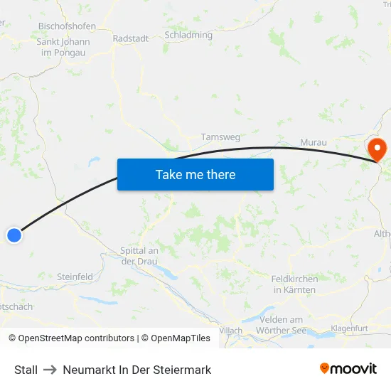 Stall to Neumarkt In Der Steiermark map
