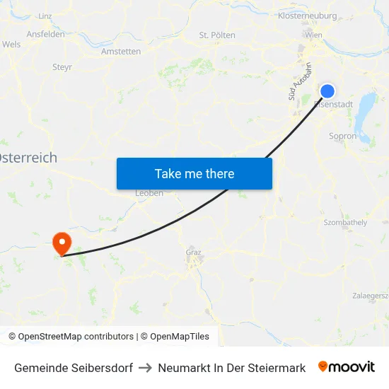 Gemeinde Seibersdorf to Neumarkt In Der Steiermark map