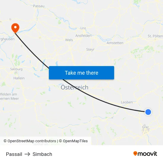 Passail to Simbach map