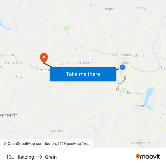 13., Hietzing to Grein map