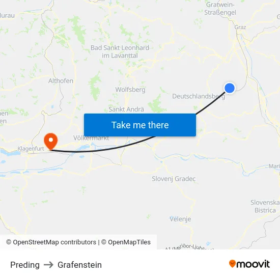 Preding to Grafenstein map