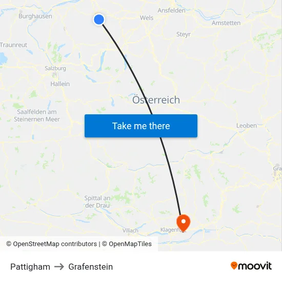 Pattigham to Grafenstein map