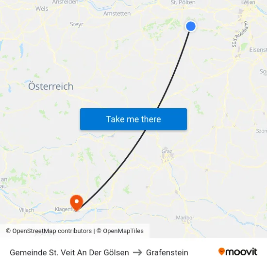 Gemeinde St. Veit An Der Gölsen to Grafenstein map