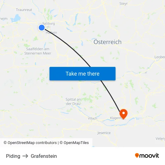 Piding to Grafenstein map