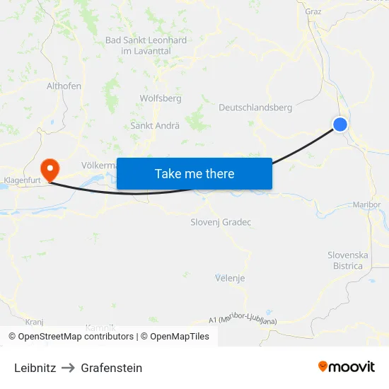 Leibnitz to Grafenstein map