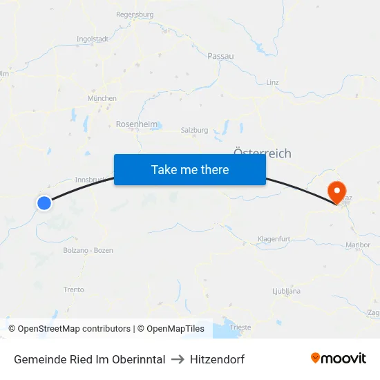 Gemeinde Ried Im Oberinntal to Hitzendorf map