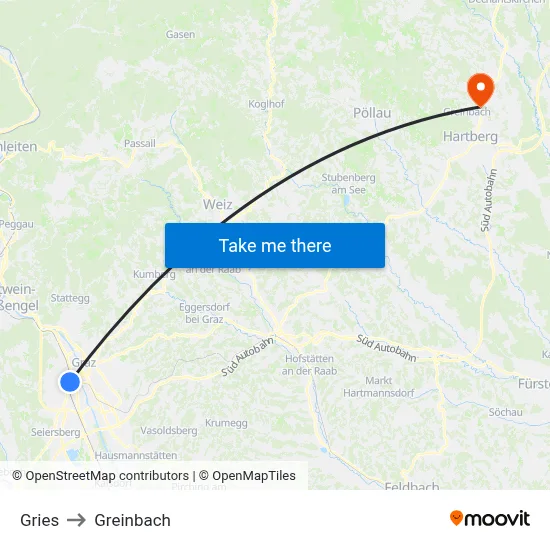 Gries to Greinbach map