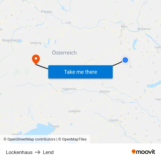 Lockenhaus to Lend map